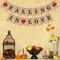 Burlap Falling in Love Banner with Maple Leaf Fall Autumn Wedding Supplies Engagement Bridal Shower Garland Decoration